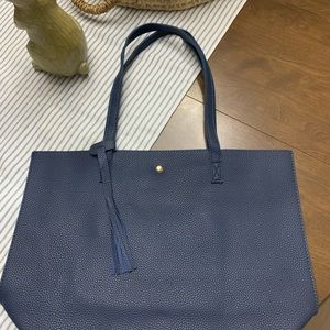 Navy Tote bag